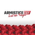 Vector graphic of armistice day Royalty Free Stock Photo