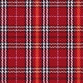 Vector graphic of black, red, maroon and white gingham cloth background with fabric texture. Seamless fabric texture. Suits for Royalty Free Stock Photo