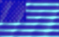 Vector graphic of blue blurred American flag background Royalty Free Stock Photo