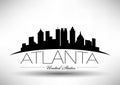 Vector Graphic Design of Atlanta City Skyline