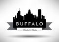 Vector Graphic Design of Buffalo City Skyline
