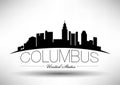 Vector Graphic Design of Columbus City Skyline