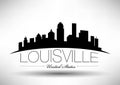 Vector Graphic Design of Louisville City Skyline