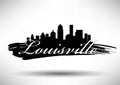 Vector Graphic Design of Louisville City Skyline