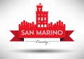 Vector Graphic Design of San Marino City Skyline