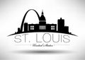 Vector Graphic Design of St. Louis City Skyline