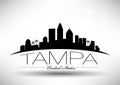 Vector Graphic Design of Tampa City Skyline