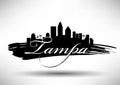 Vector Graphic Design of Tampa City Skyline