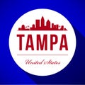 Vector Graphic Design of Tampa City Skyline