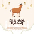 vector graphic of Eid al Adha ideal for Eid al Adha celebration Royalty Free Stock Photo