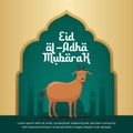 vector graphic of Eid al Adha ideal for Eid al Adha celebration Royalty Free Stock Photo
