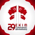 Vector graphic of ekim cumhuriyet bayramimiz good for ekim cumhuriyet bayramimiz celebration.