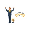 Vector graphic of employee appreciation day good for employee appreciation day celebration.