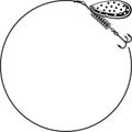 Vector graphic of fishing lure