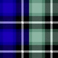 Vector graphic of Green and Blue Lumberjack Buffalo Plaid Seamless Pattern. Tartan Seamless Pattern Background. Green and Blue Royalty Free Stock Photo