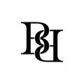 Initial Letter BB Logo Design insignia