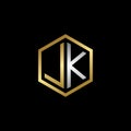 Vector Graphic Initials Letter LK Logo Design Template