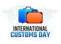 Vector graphic of international customs day