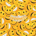 Vector graphic of international day of happiness good for international day of happiness celebration.