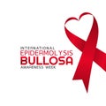 Vector graphic of international epidermolysis bullosa awareness week