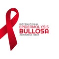 Vector graphic of international epidermolysis bullosa awareness week