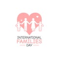 Vector graphic of international families day good for international families day celebration.