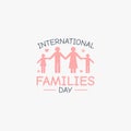 Vector graphic of international families day good for international families day celebration.