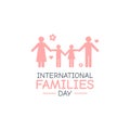 Vector graphic of international families day good for international families day celebration.