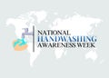 Vector graphic of national handwashing awareness week