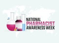 Vector graphic of national pharmacist awareness week