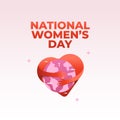 vector graphic of National Womens Day ideal for National Womens Day celebration Royalty Free Stock Photo