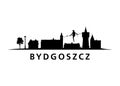 Bydgoszcz Polish Vector Cityscape Skyline Royalty Free Stock Photo