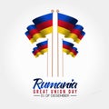 Vector graphic of Rumania great union day