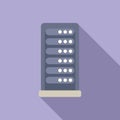 Flat design illustration of a server rack Royalty Free Stock Photo