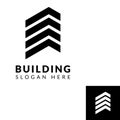 Vector Graphic of Simple Real Estate Logo Design Royalty Free Stock Photo