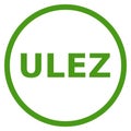 Vector graphic symbol for the ULEZ (Ultra low emission zone) symbol