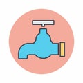 Vector Graphic of Tap - Colour Mate Style Royalty Free Stock Photo