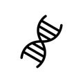 Vector Graphic of DNA Icon Royalty Free Stock Photo