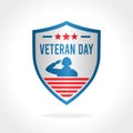 Vector graphic of veteran day good for veteran day celebration. Royalty Free Stock Photo