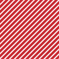 Festive Red and White Diagonal Striped Background - Vector Illus Royalty Free Stock Photo