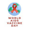 vector graphic of World AIDS Vaccine Day ideal for World AIDS Vaccine Day celebration Royalty Free Stock Photo