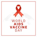 vector graphic of World AIDS Vaccine Day ideal for World AIDS Vaccine Day celebration Royalty Free Stock Photo
