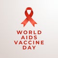 vector graphic of World AIDS Vaccine Day ideal for World AIDS Vaccine Day celebration Royalty Free Stock Photo