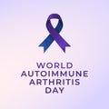 vector graphic of World Autoimmune Arthritis Day ideal for World Autoimmune Arthritis Day celebration
