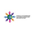 Vector graphic of World Autoimmune Autoinflammatory Arthritis Day.