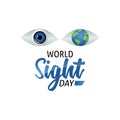 Vector graphic of world sight day