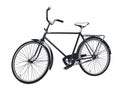 Vector gray bicycle