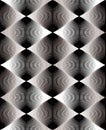 Vector gray stripy endless overlay pattern, art continuous geometric background with graphic lines.