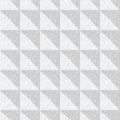 Vector Gray and White Organic Triangle Squares Seamless Repeat Pattern. Background for textiles, cards, manufacturing Royalty Free Stock Photo