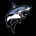 Great White Shark Mascot Royalty Free Stock Photo